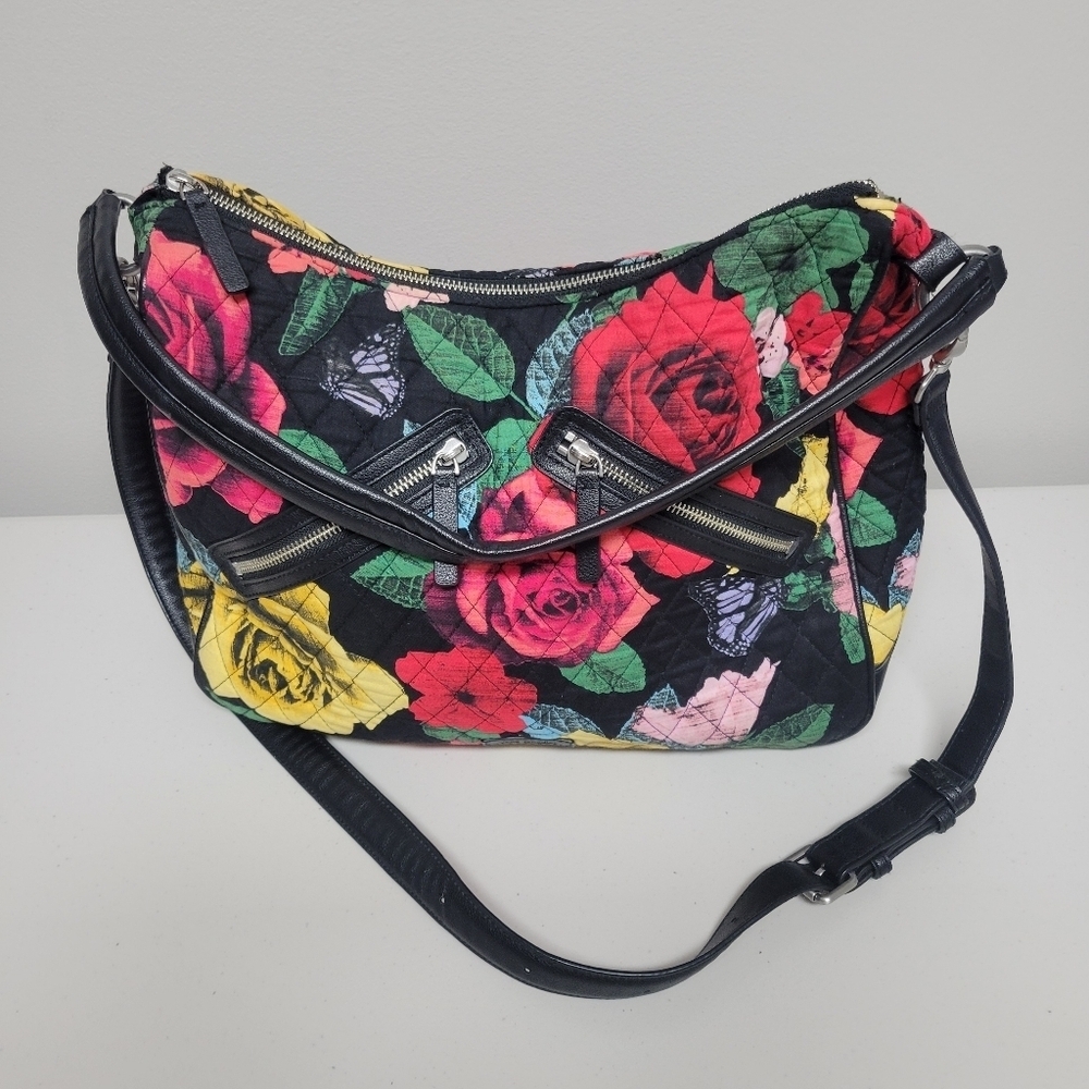 Vera Bradley Retired Vivian Havana Hobo Bag.